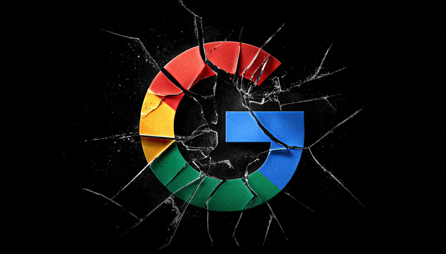 Google Broken Logo