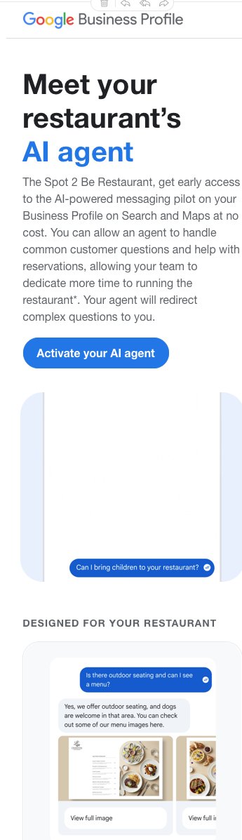 Google Business Profiles Ai Powered Messaging Email