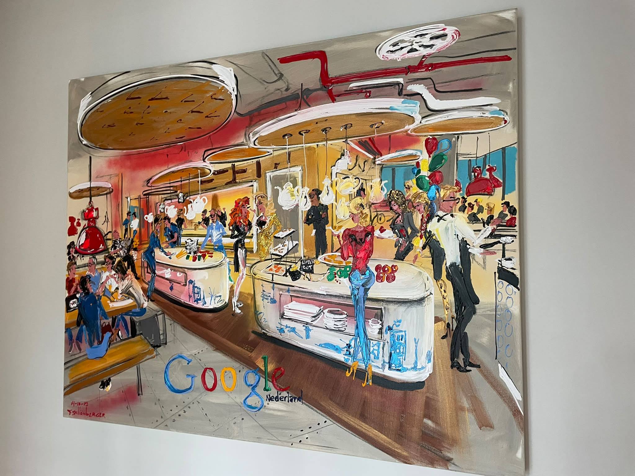 Google Cafe Painting