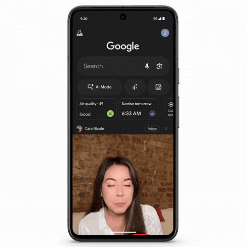 Google Discover Follow Content