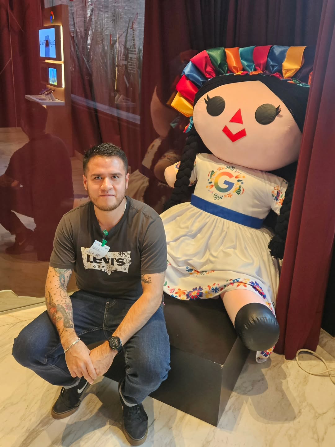 Human-Sized Google Doll