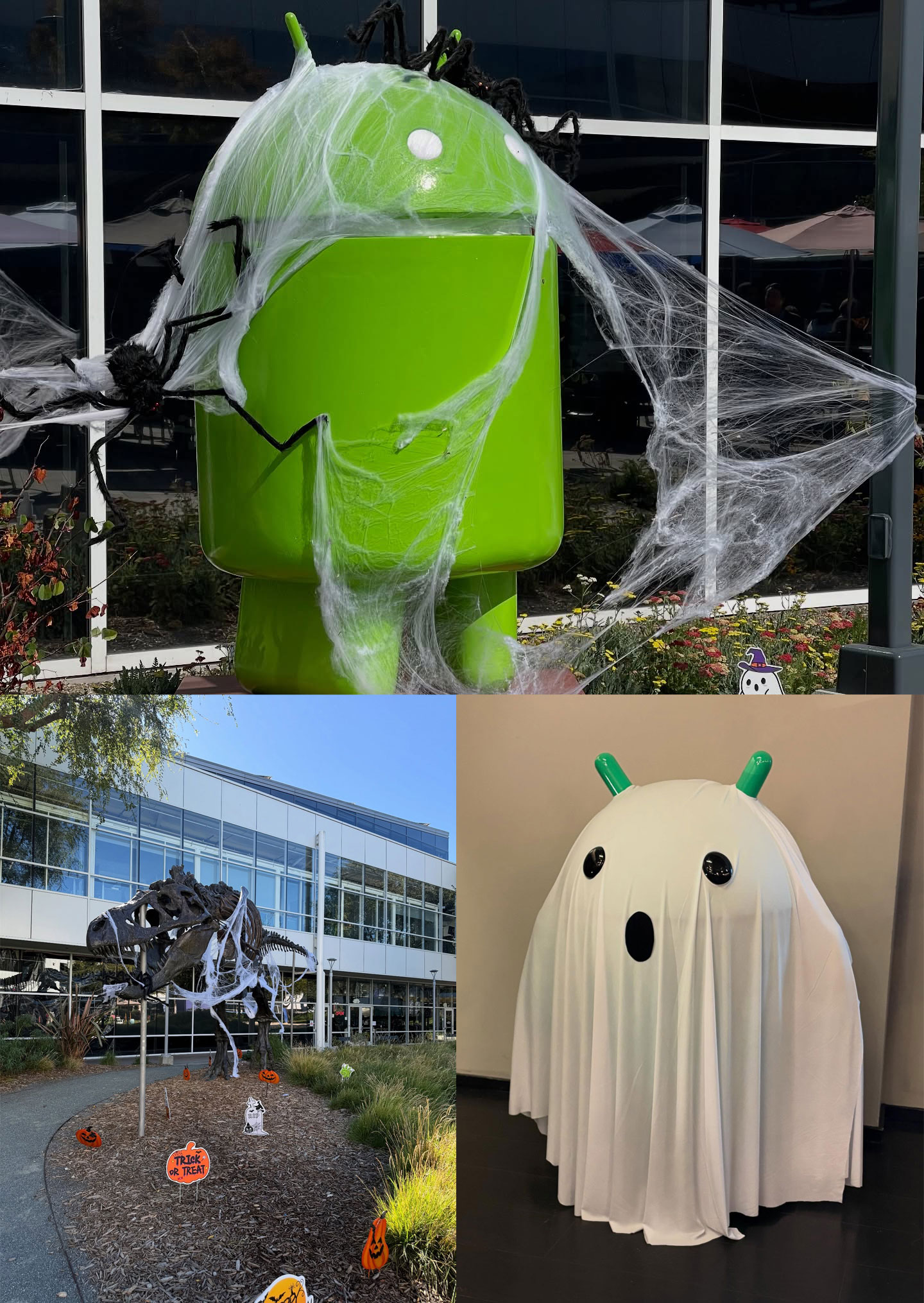 Google Halloween Decorations On Stan &amp; Android Figurines