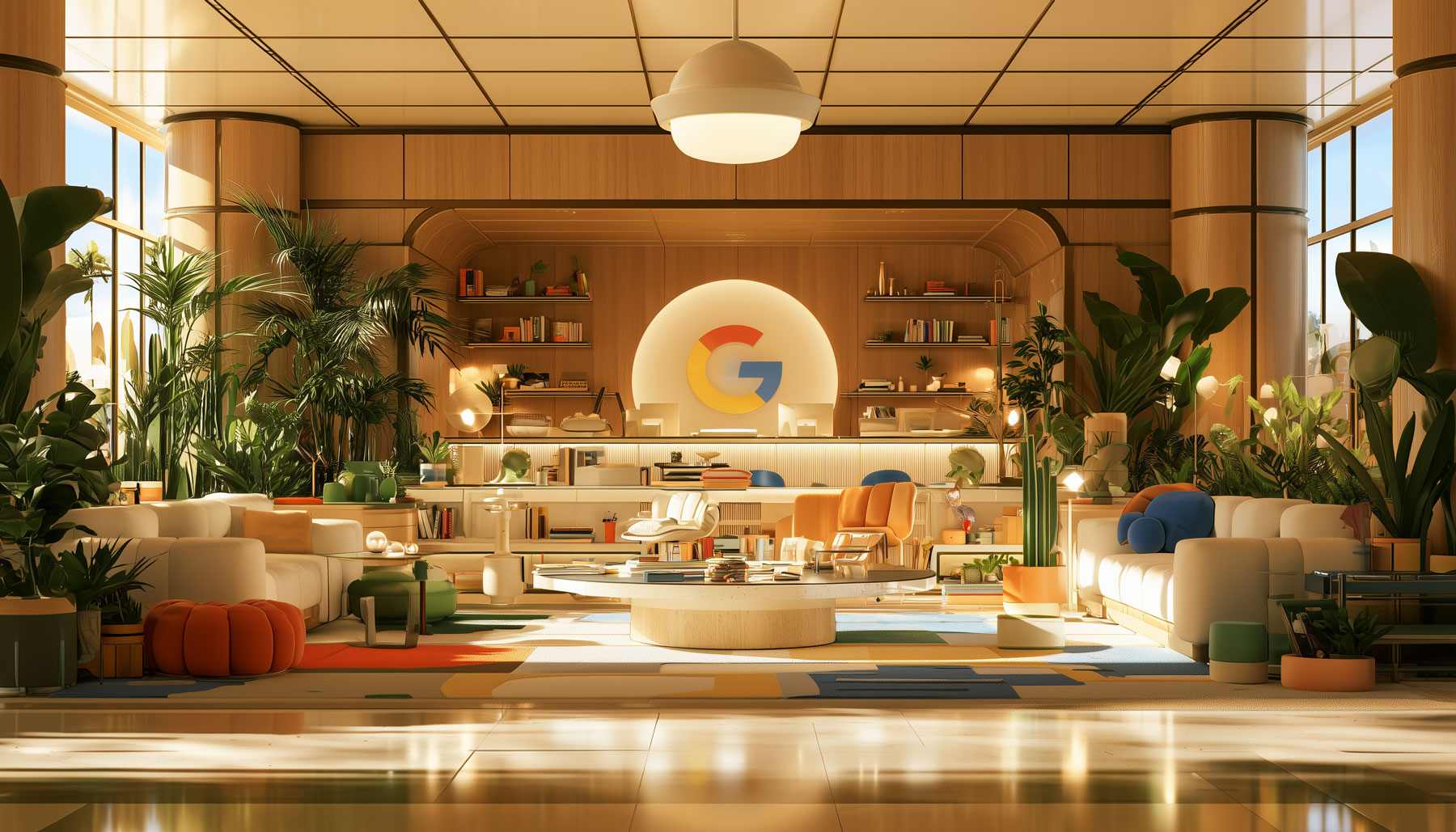 Google Hotel Lobby Ai