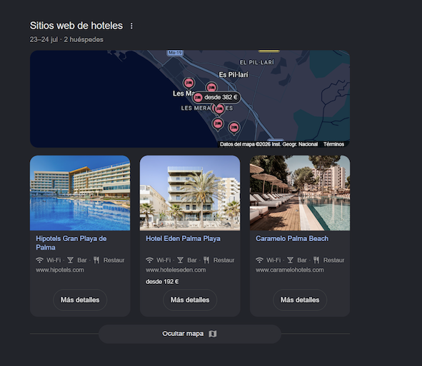 Google Hotel Search Eu5