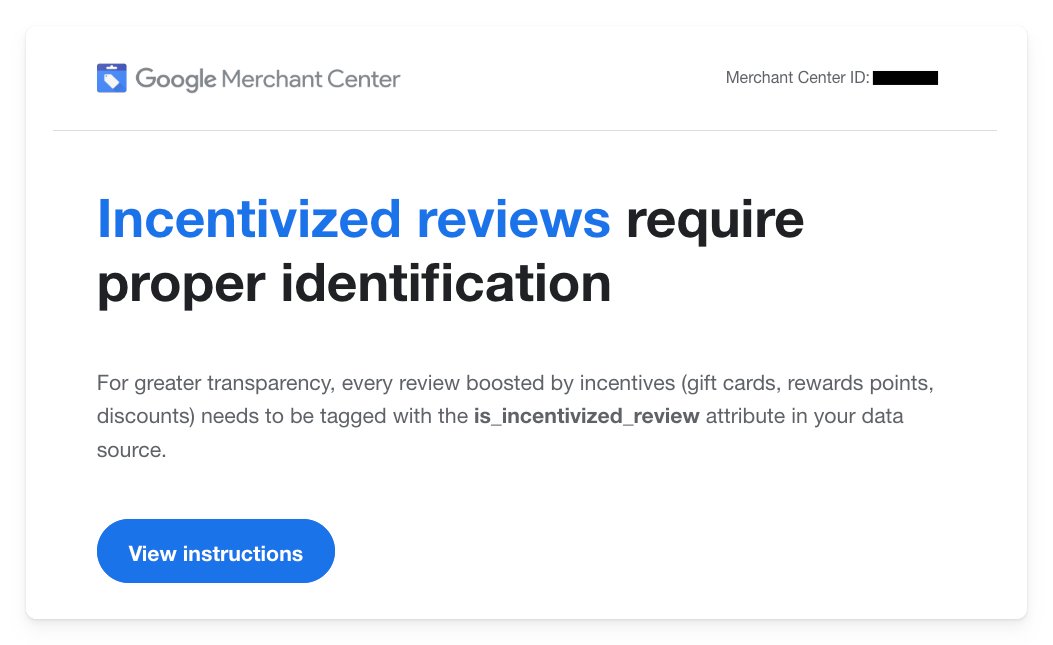 Google Incentivized Reviews Require Proper Identification