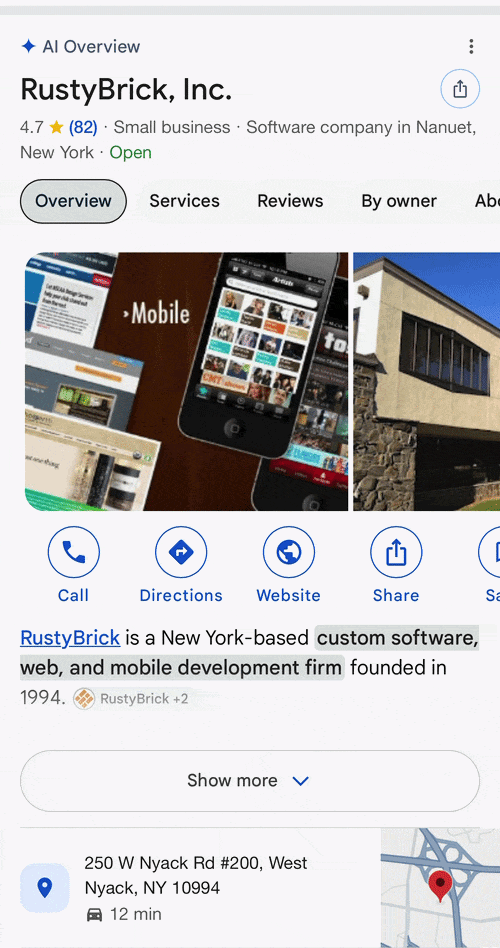 Google Local Knowledge Panel Ai Overview