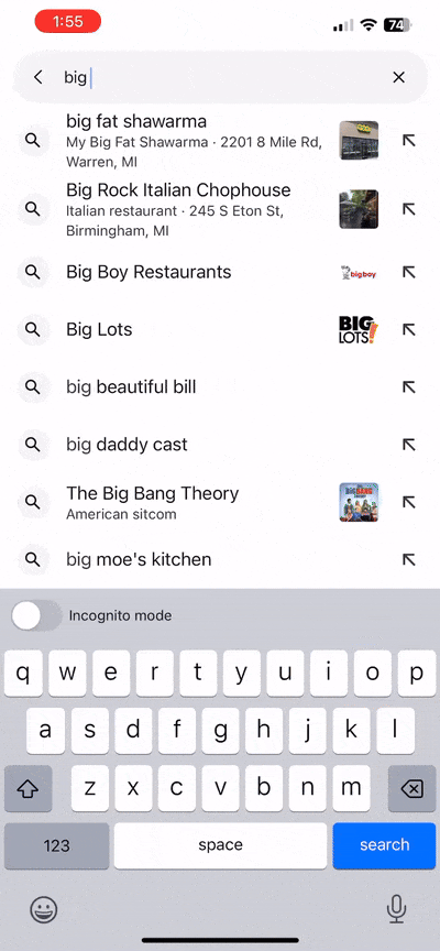 Google Local Menu Ai Summaries