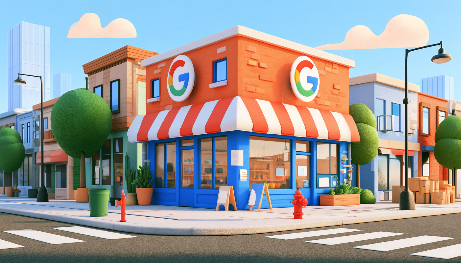 Google Local Retail Store Corner