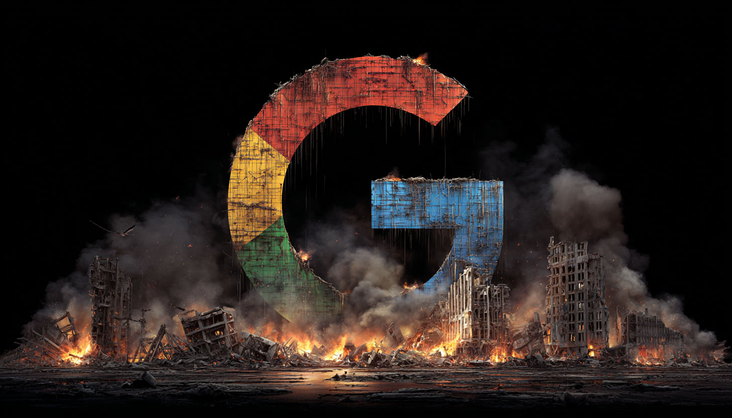 Google Logo Earthquake