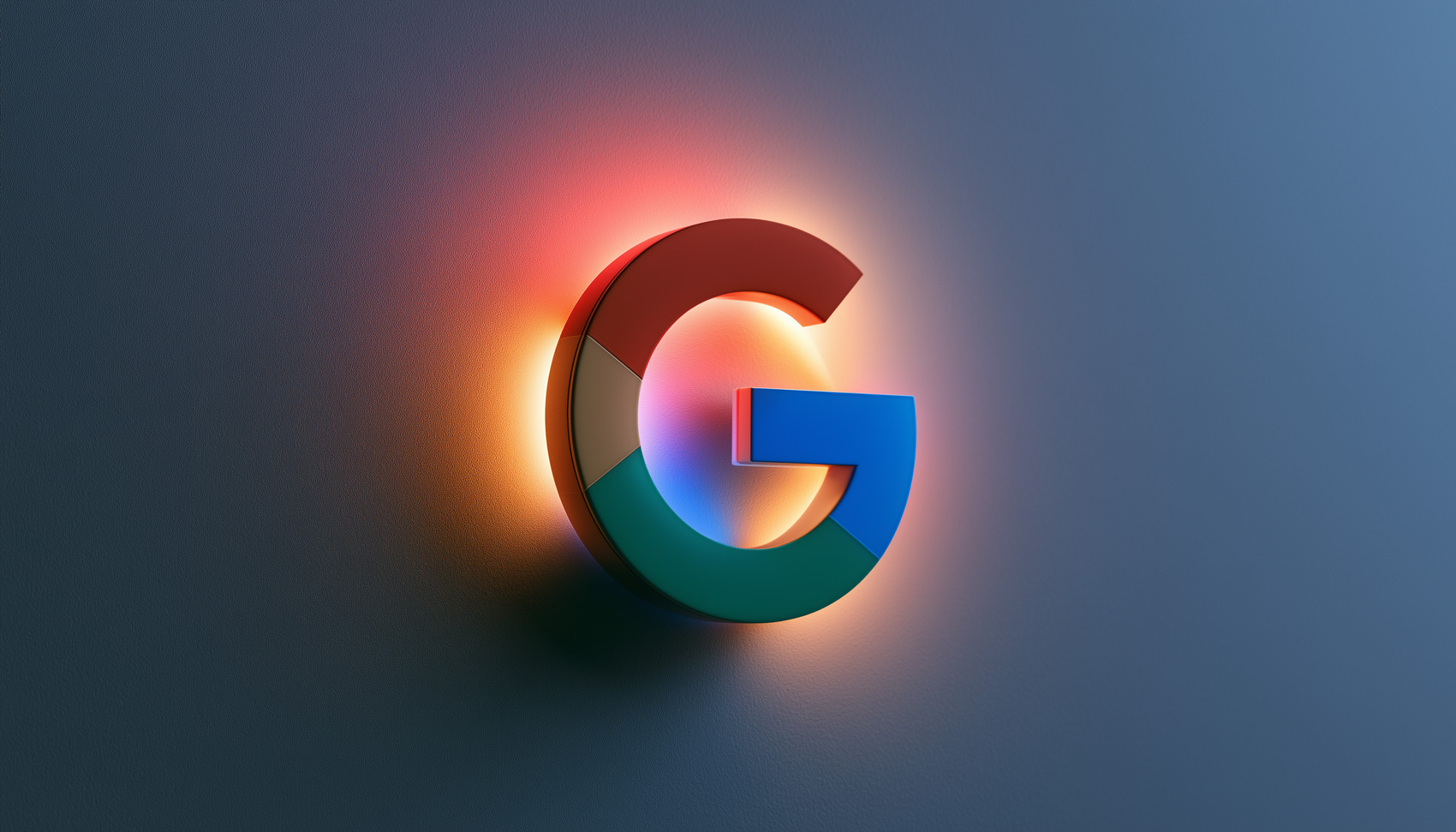 Google Logo Glow