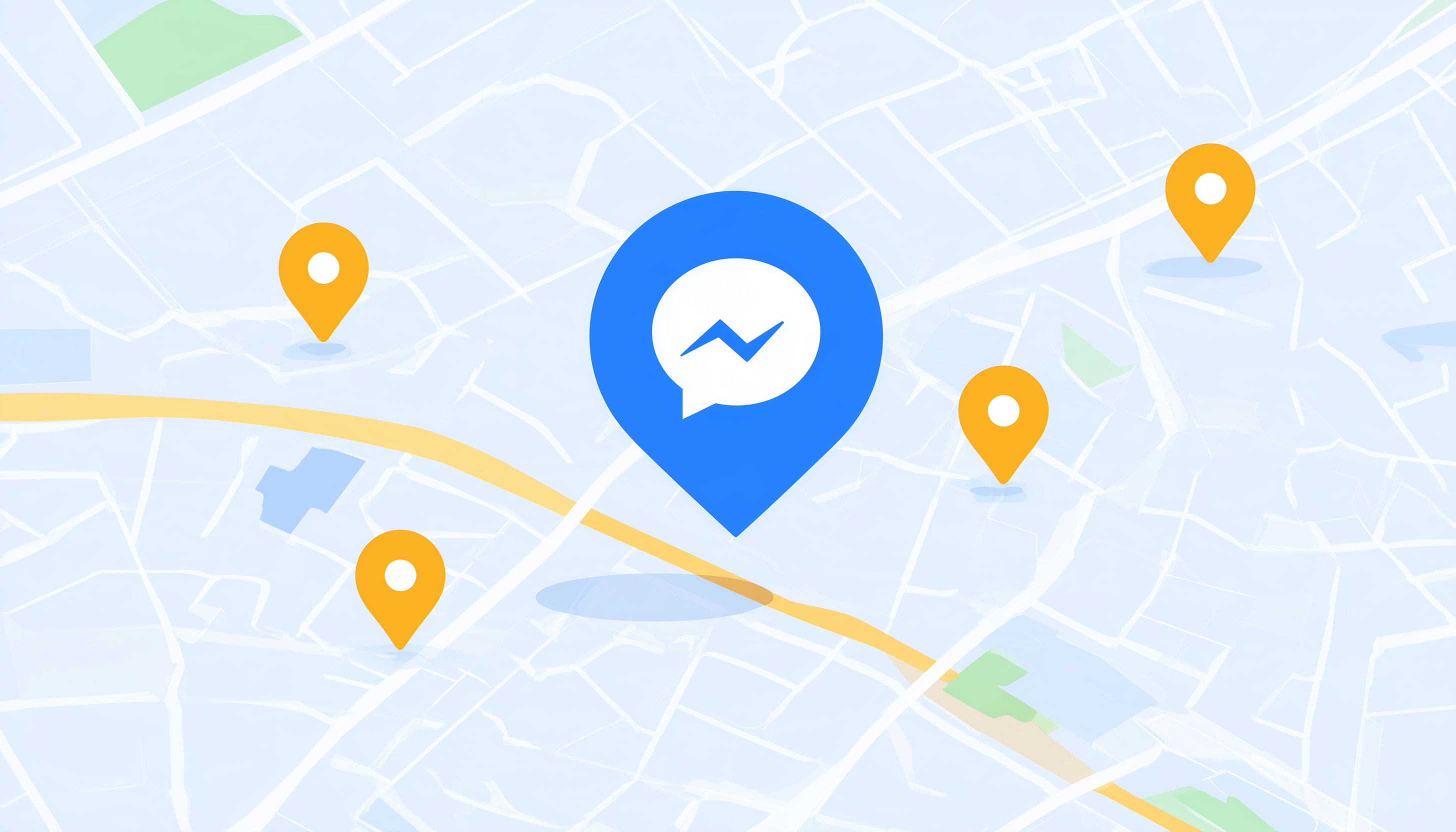 Google Maps Facebook Messenger Hero