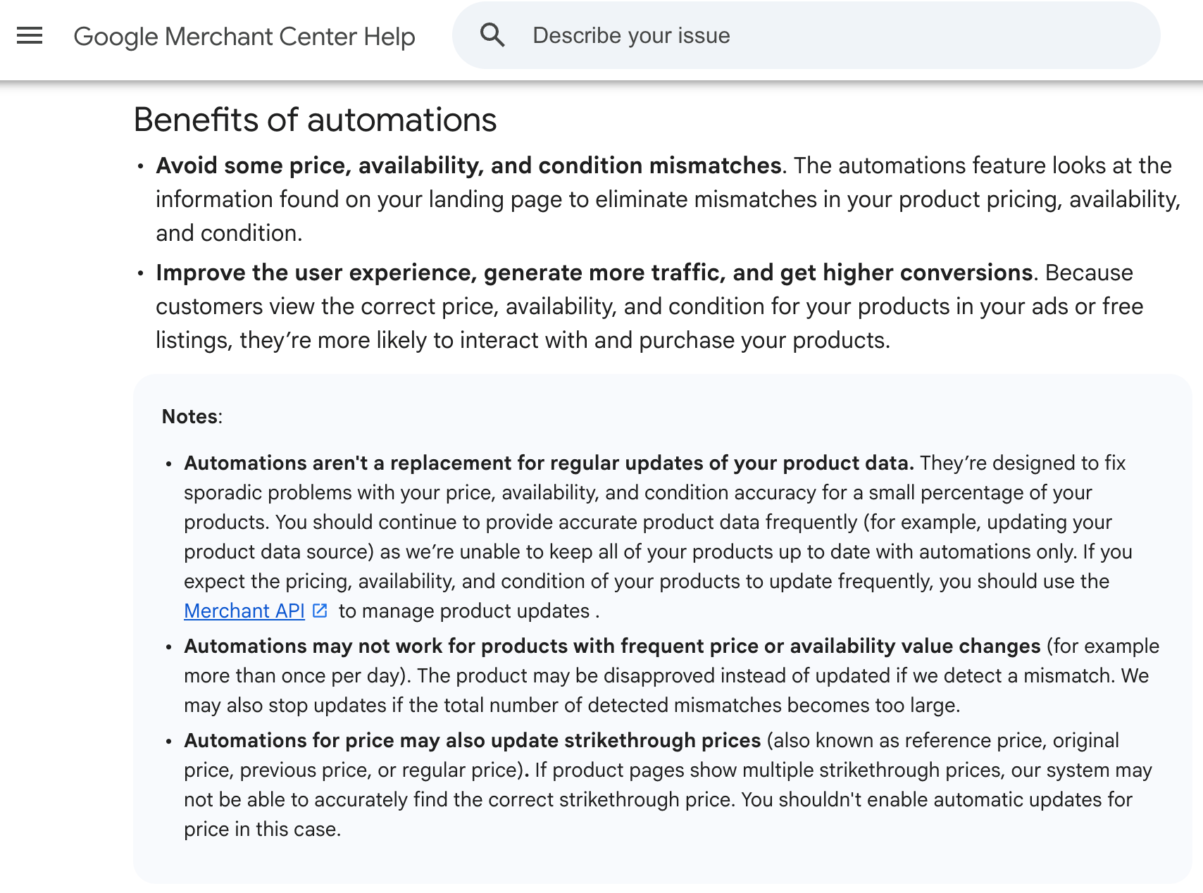 Google Merchant Center Auto Disapproval
