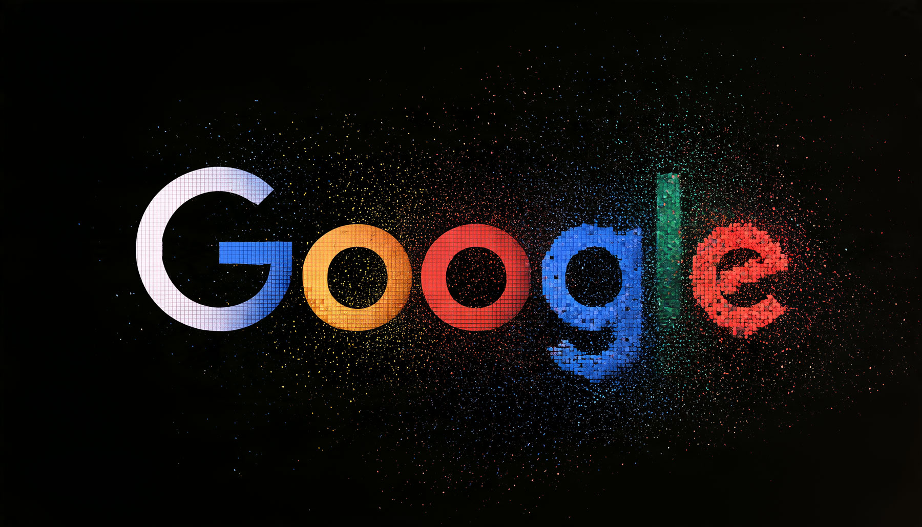 Google Pixelated Logo