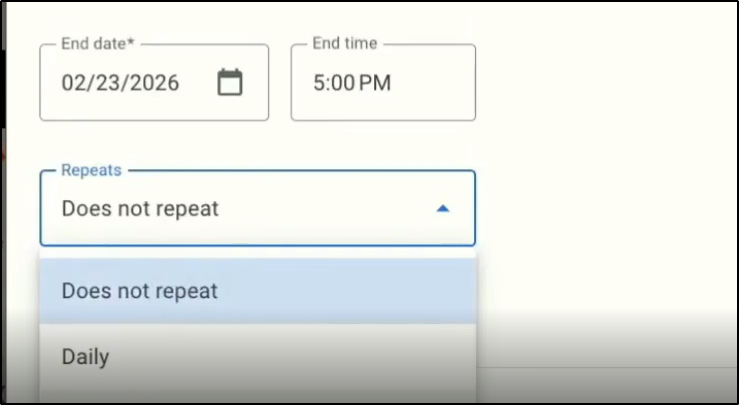 Google Post Reoccurring Scheduling2