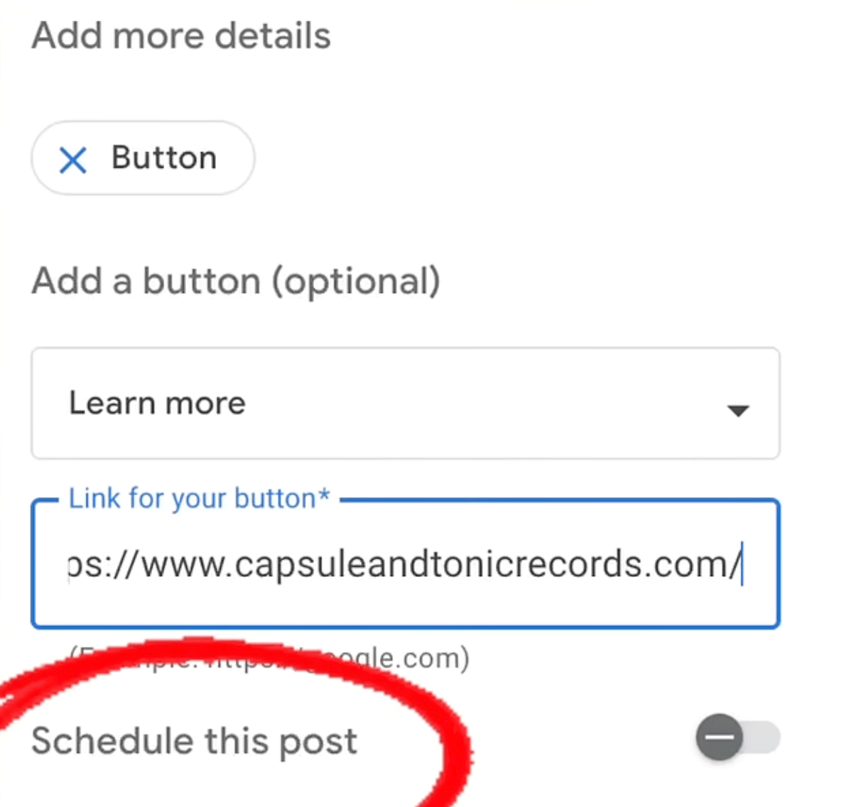 Google Posts Schedule Gbp