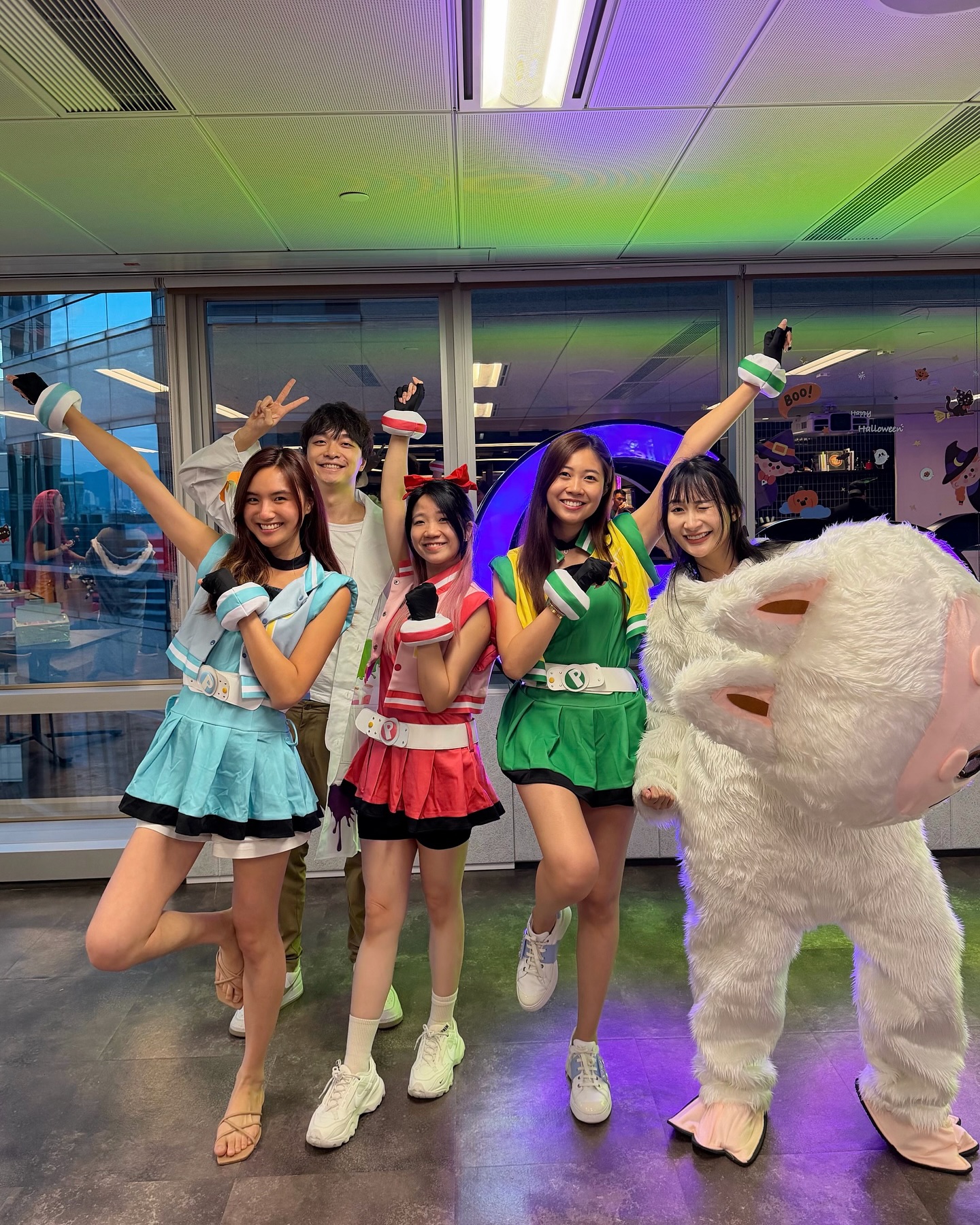 Powerpuff Girls At Google Hong Kong