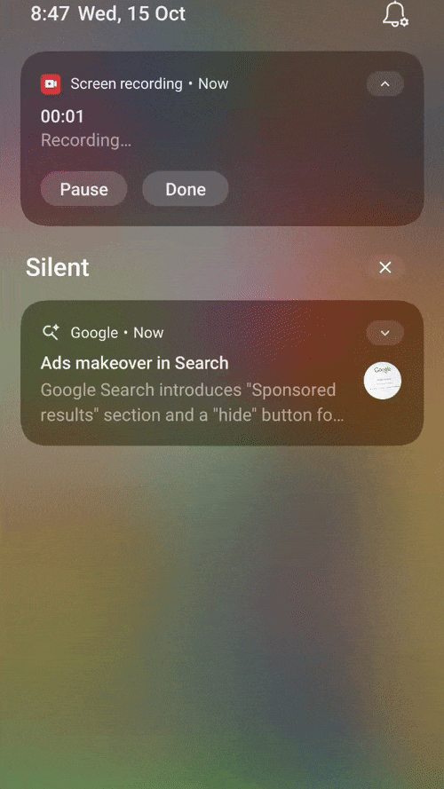 Поиск в режиме push-уведомлений Google
