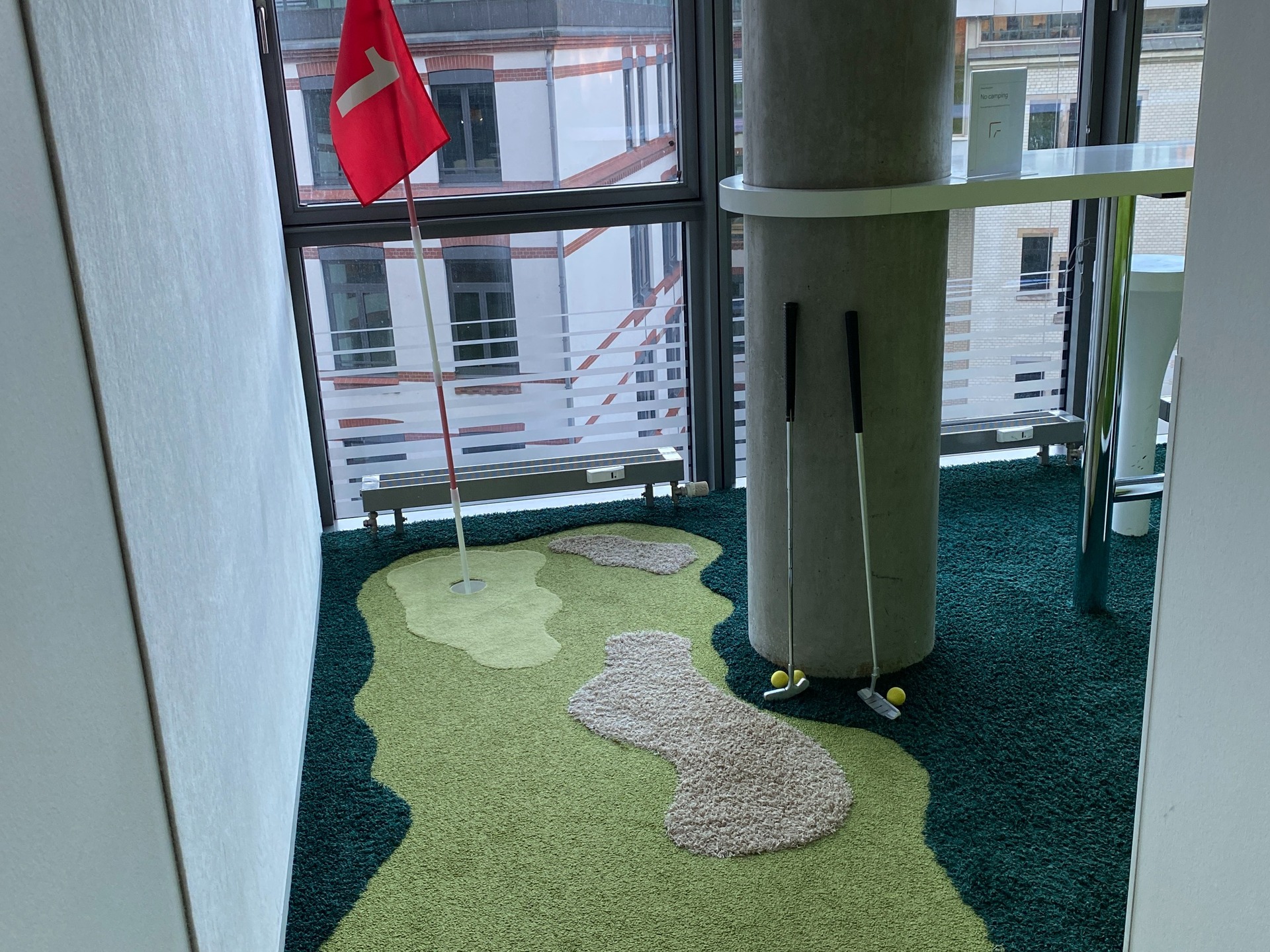 Putting Green At Google Germany