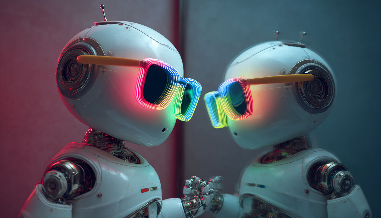 Google Robot Mirror