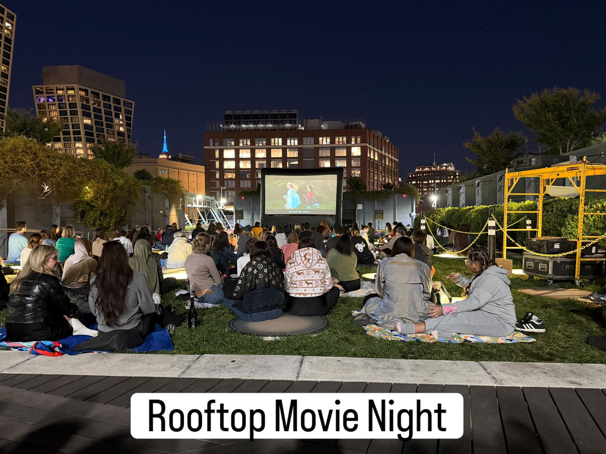 Google Rooftop Movie Night