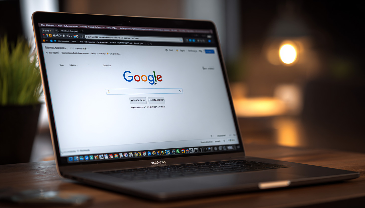 Google Search Laptop