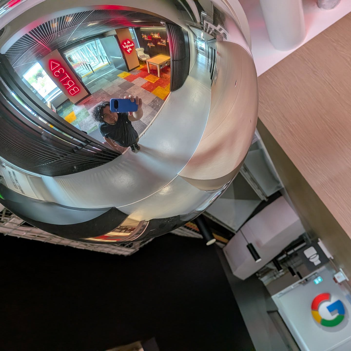 Google Security Mirror Selfie
