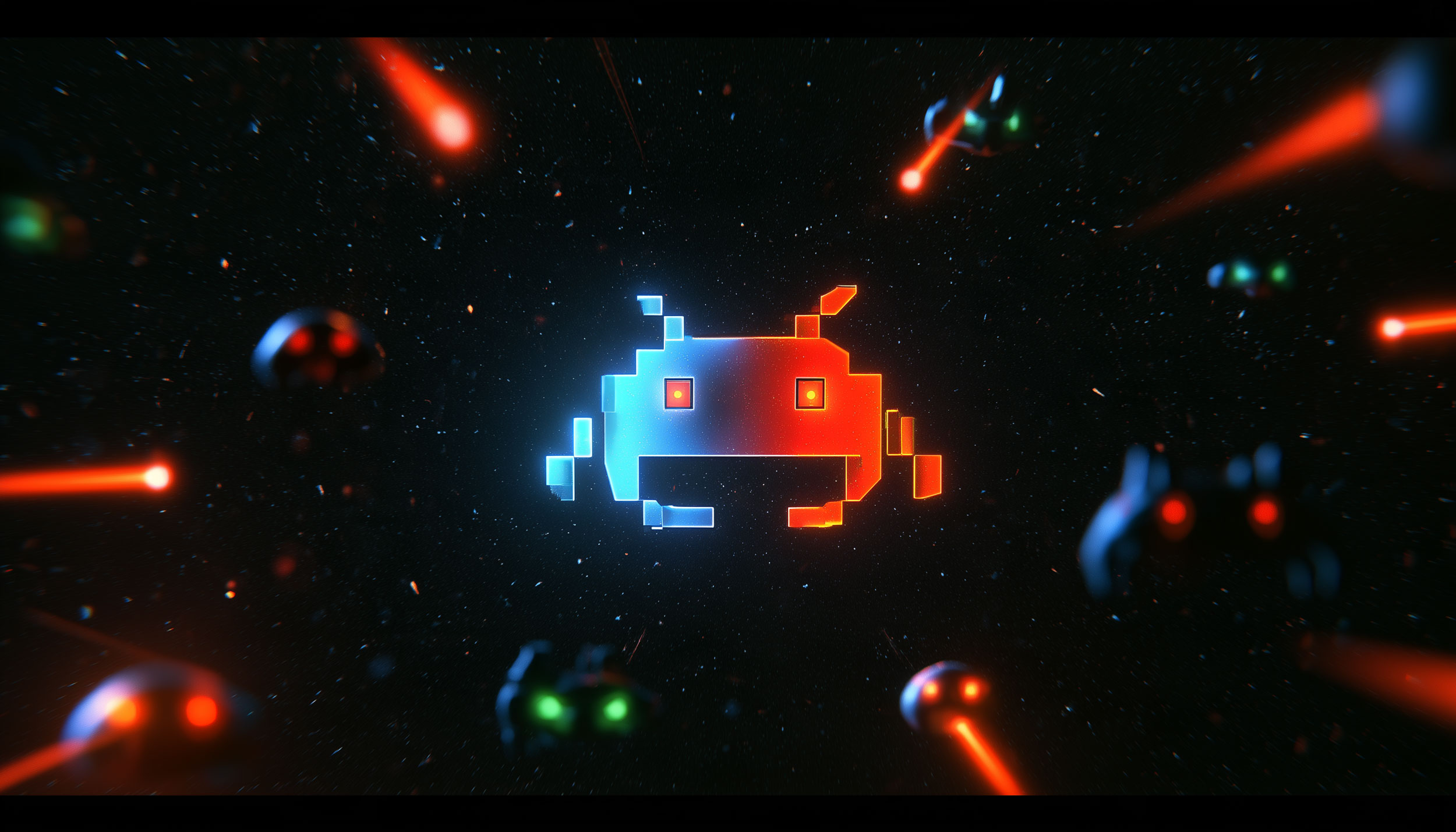 Google Spam Space Invader