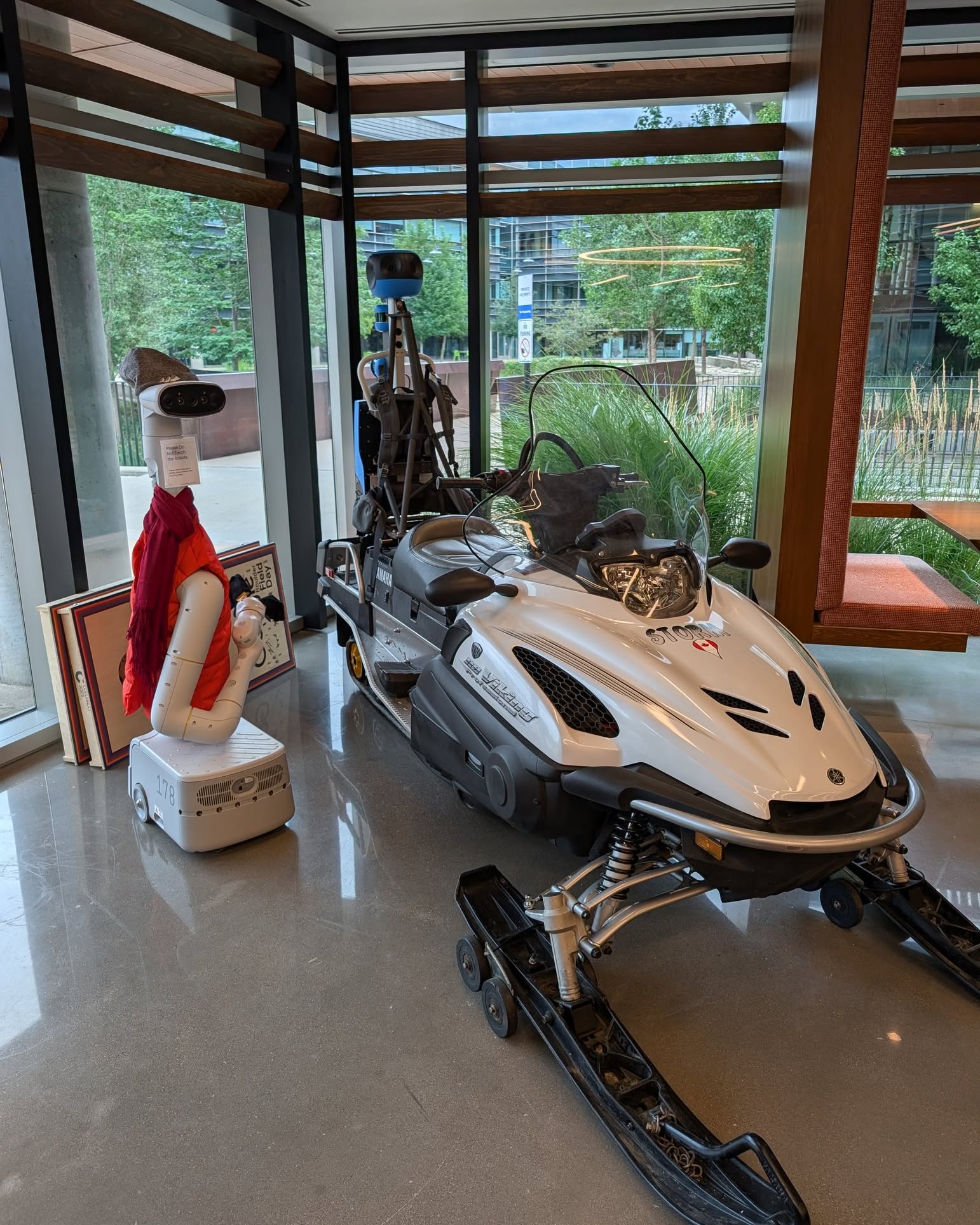 Google Street View Snowmobile