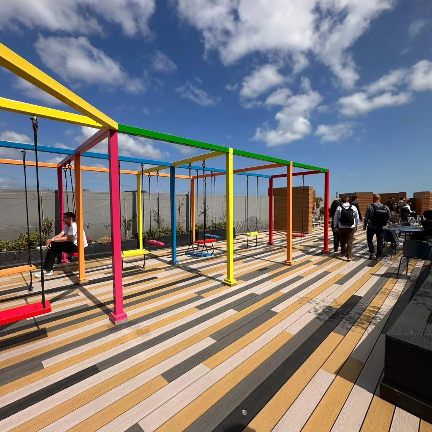 Swing Set At Google Dublin