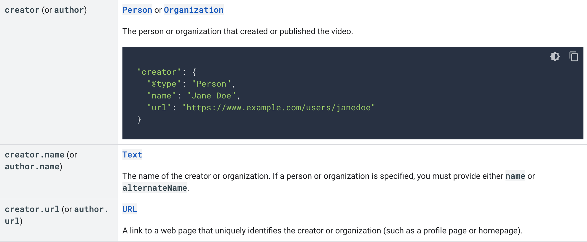 Google Video Markup Creator