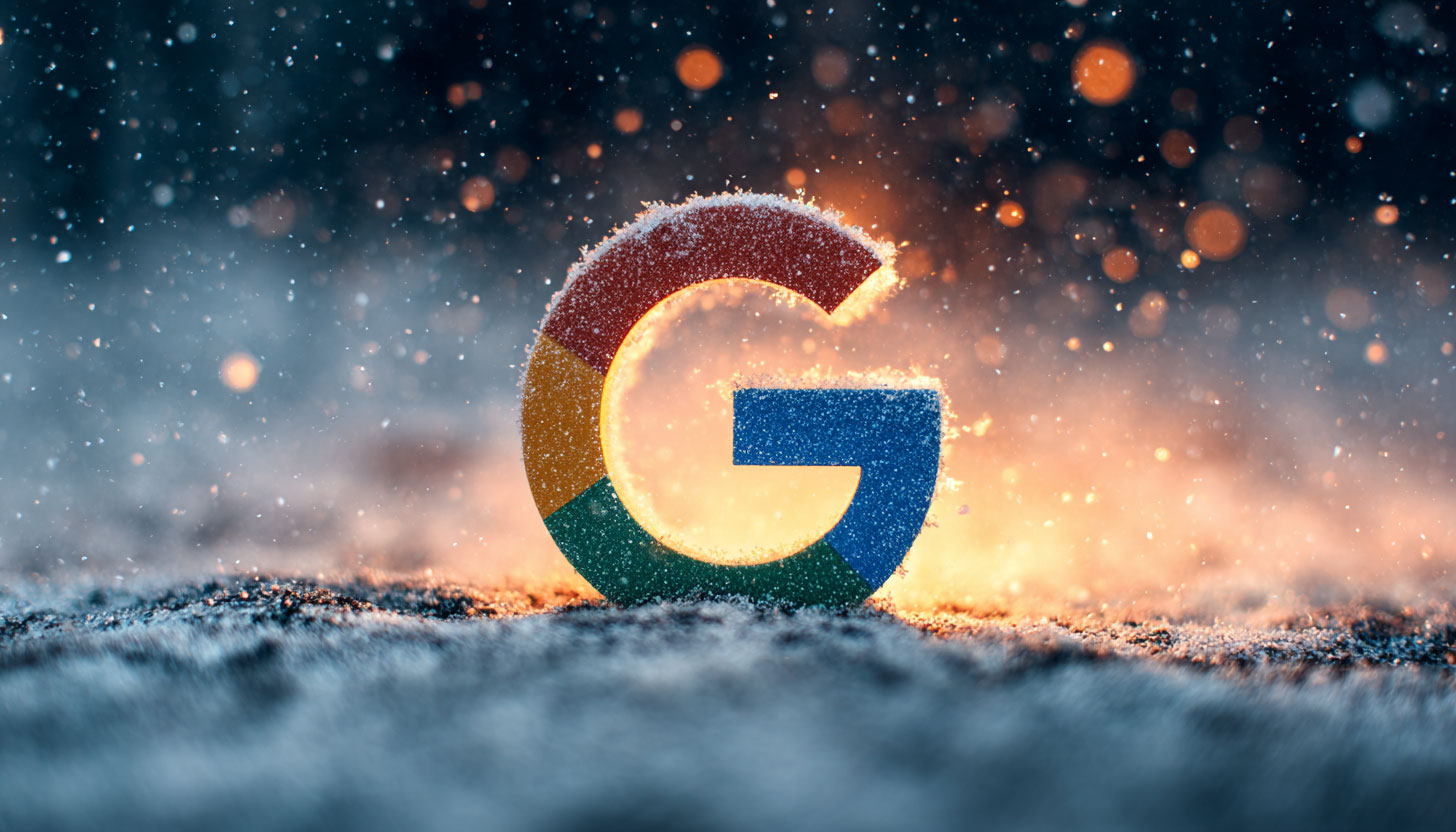 Google Winter Storm Logo