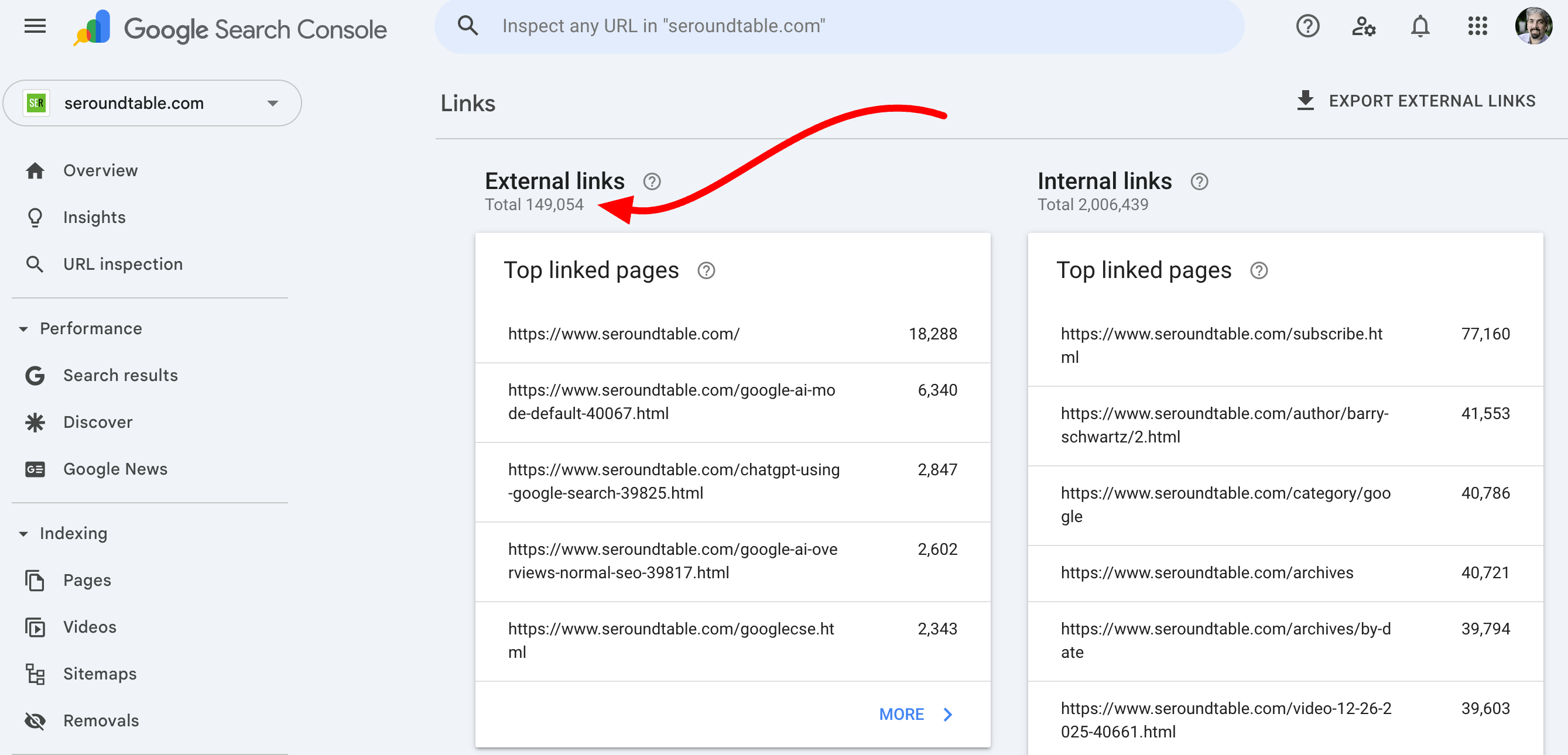 Gsc Links Report Ser 1 2 26