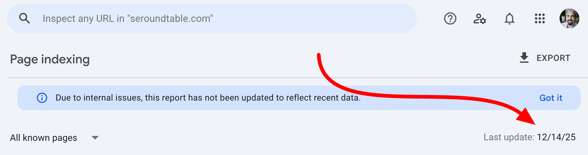 Gsc Page Indexing Report Date
