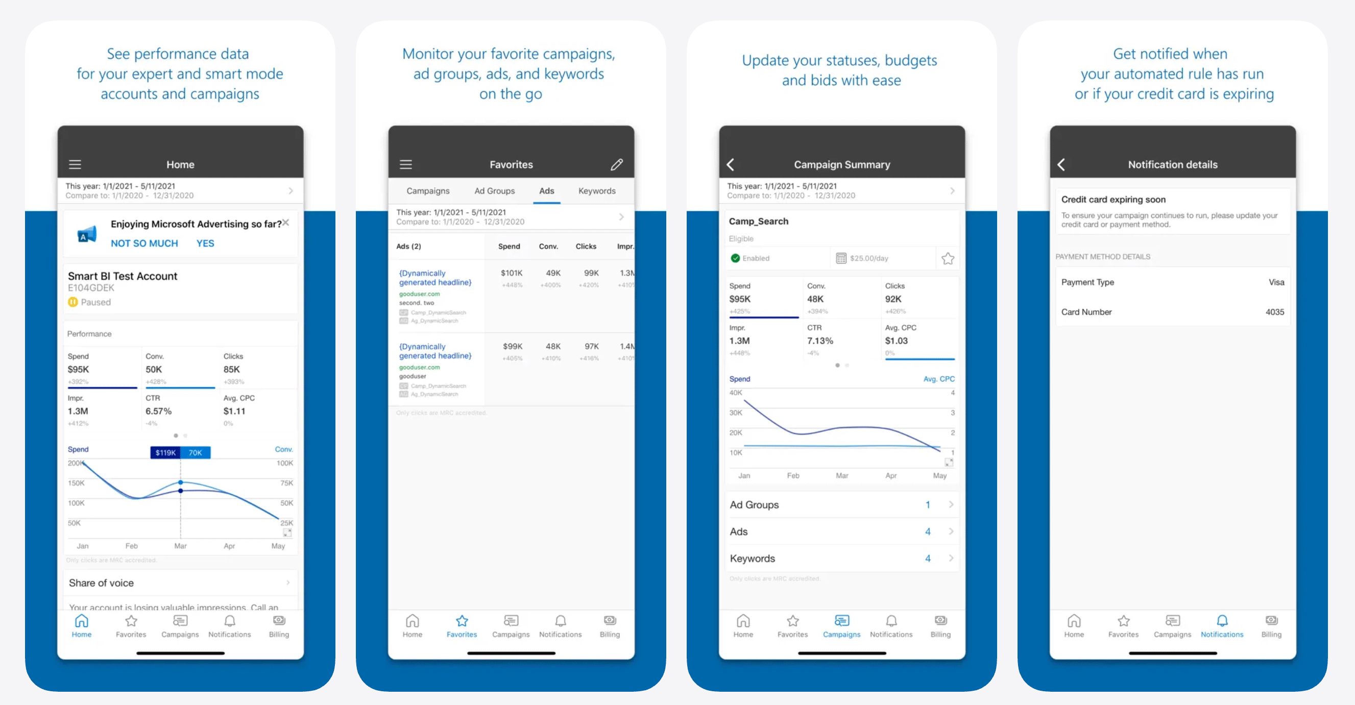 Microsoft Advertising Mobile App
