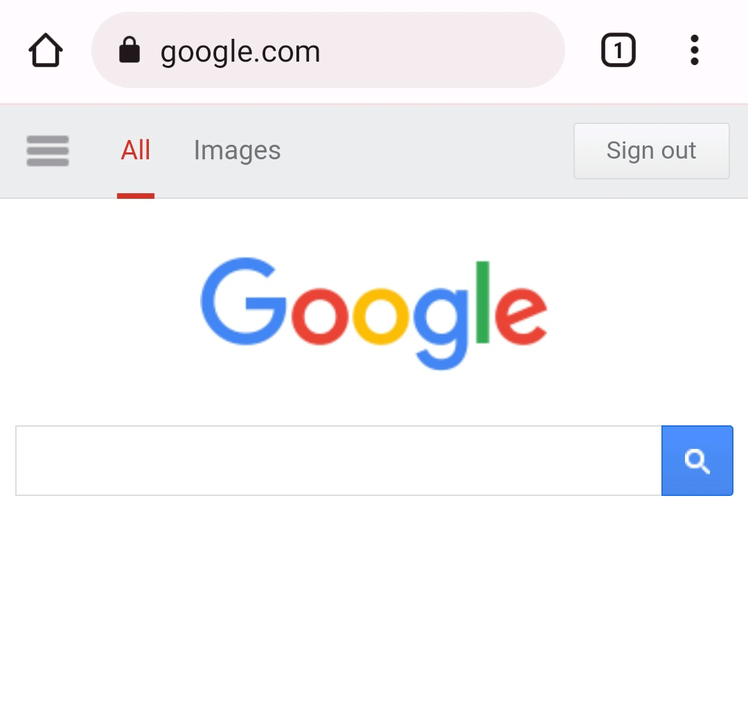 Old Google User Interface1
