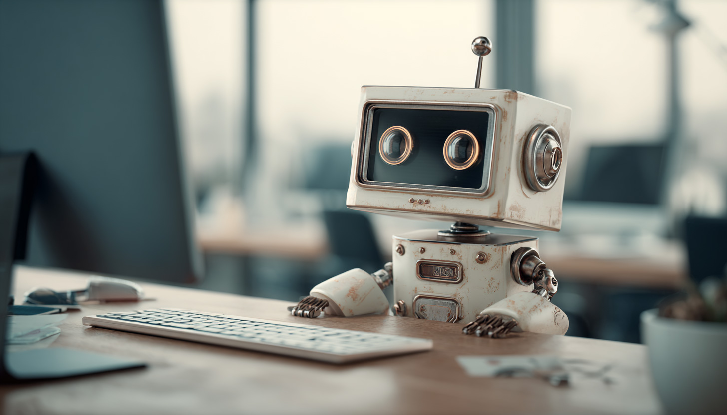 Robot Searching By Desk