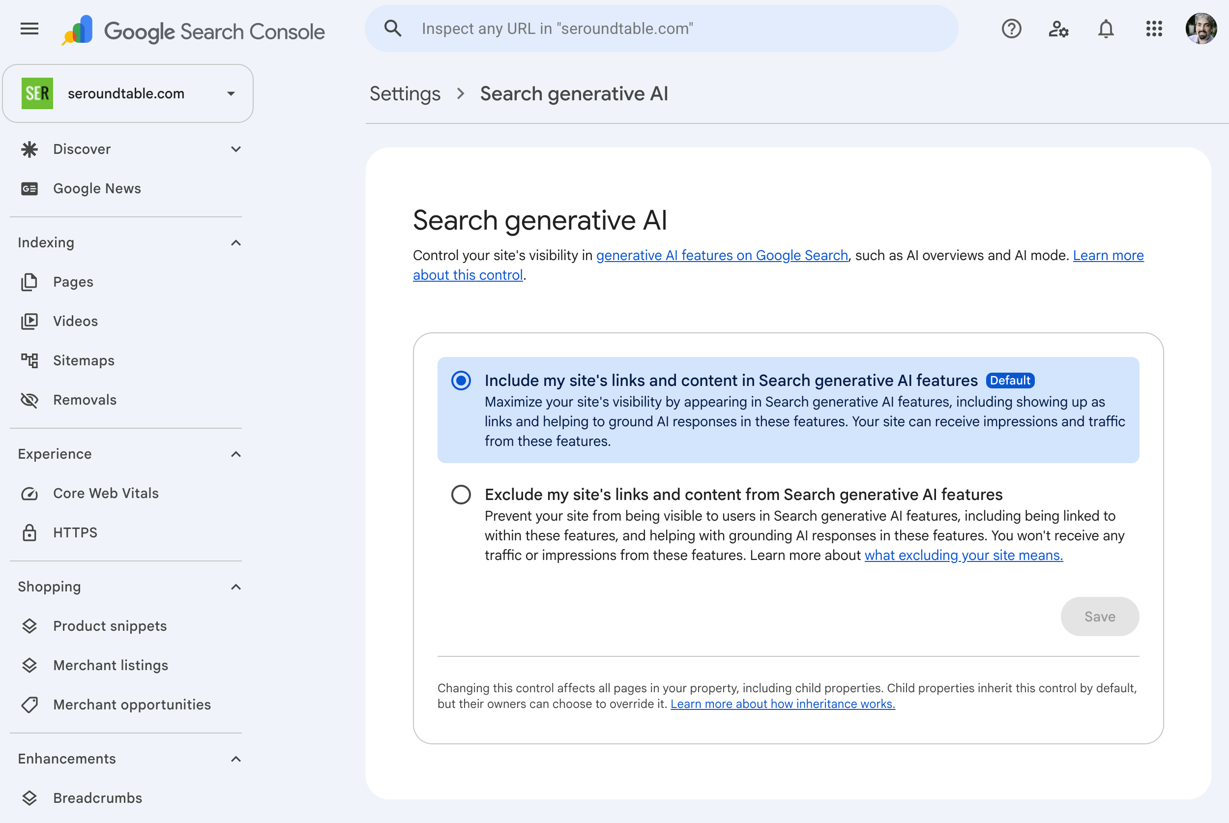 Search Generative Ai Control Google Search Console