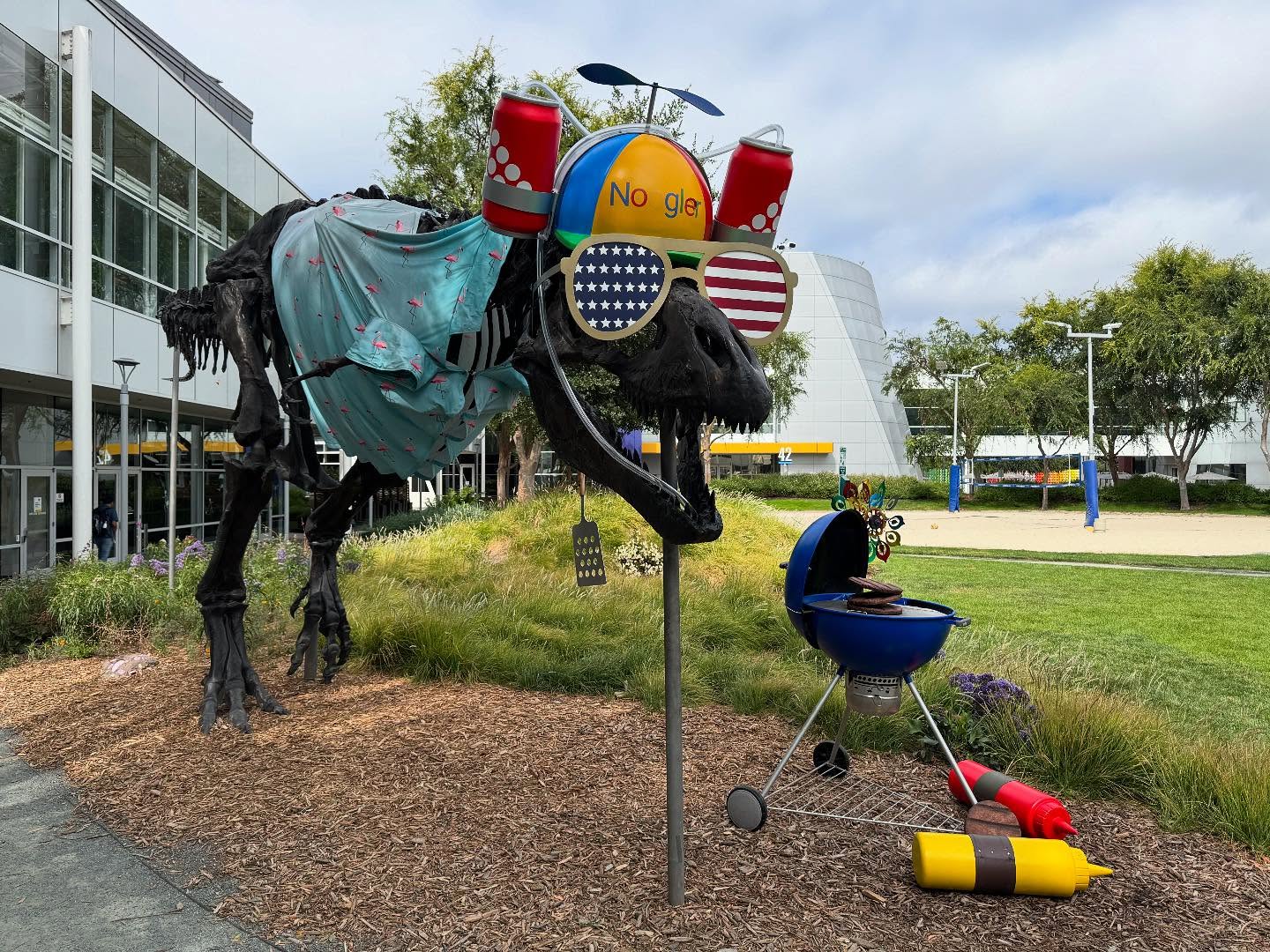 Stan Google Dinosaur BBQ Ready