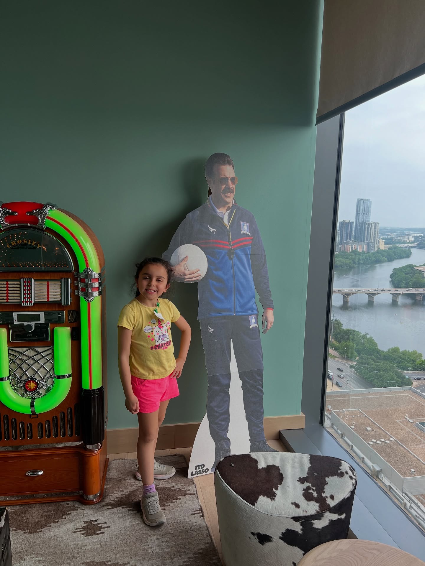 Google Office With Ted Lasso Cut Out