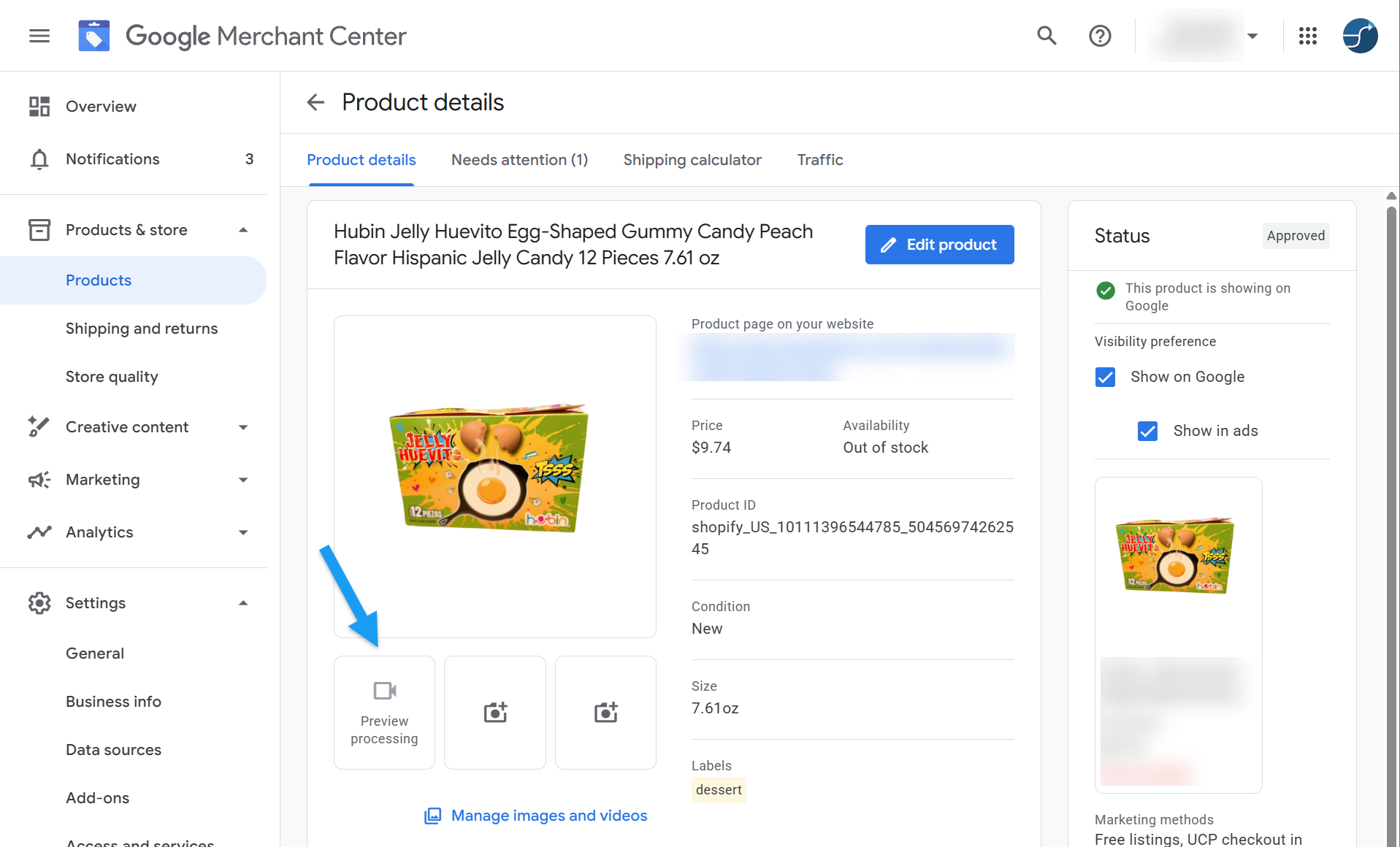 Video Processing In Google Merchant Center
