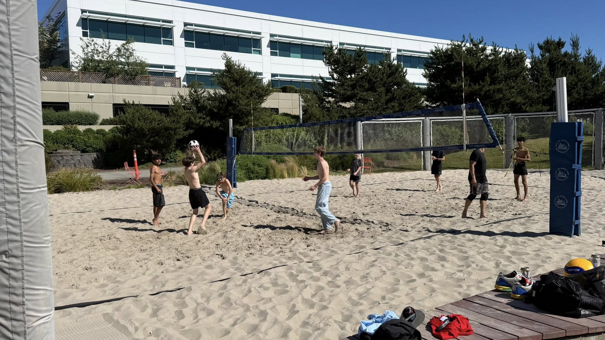 Volleyball At Google Office