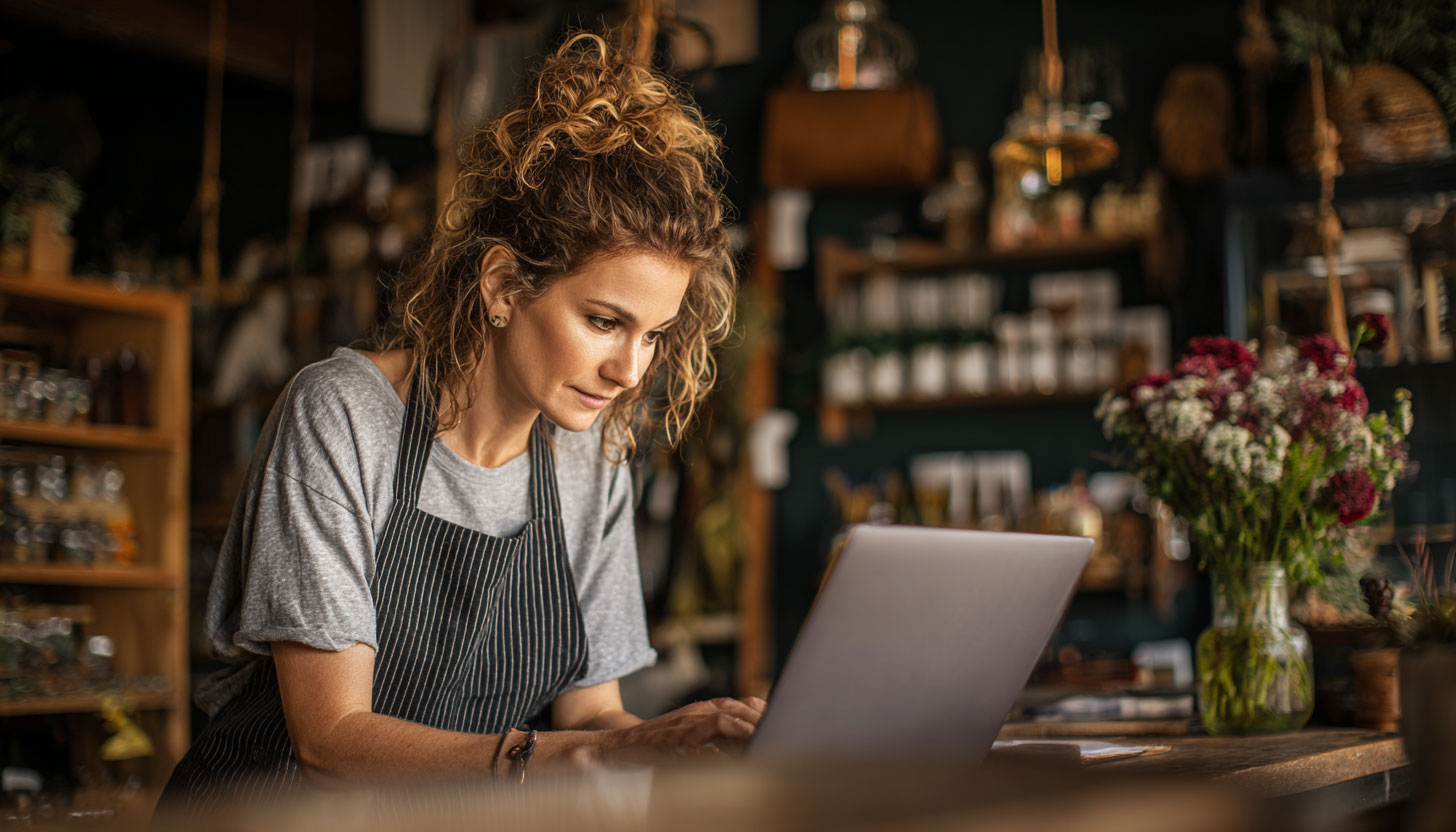 Woman Business Owner Computer