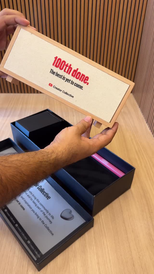 YouTube Creator Collective 100th Edition Gift